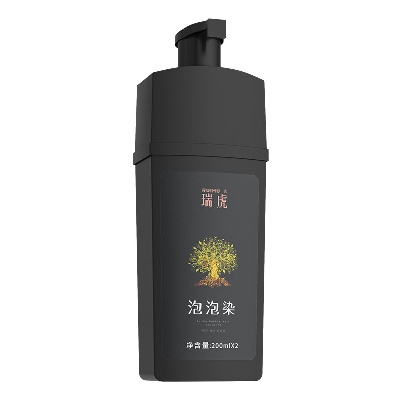 瑞虎泡泡染发剂自然黑男女自己在家用染发膏男女官方正品旗舰店