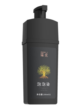 泡泡染发剂自己在家盖白瑞虎