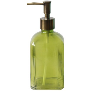 北欧复古轻奢玻璃洗手液瓶民宿酒店乳液沐浴露洗发水按压分装空瓶