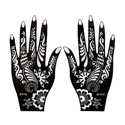 梵之语印度海娜纹身镂空模板