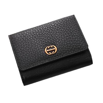 新款软牛皮短款折叠多卡位钱包女