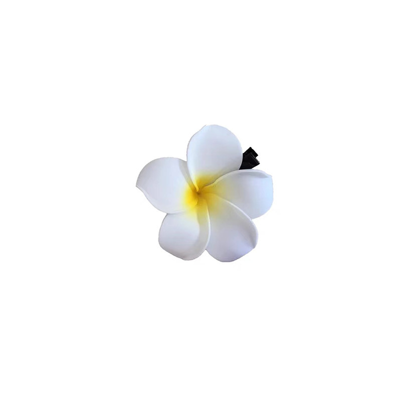 海边度假风鸡蛋花发夹