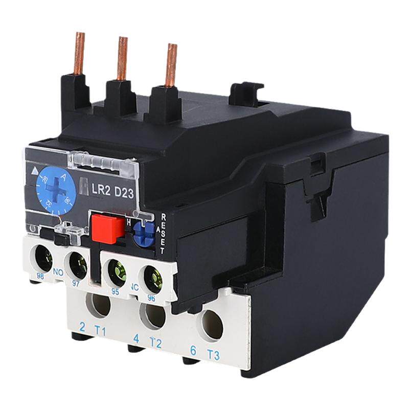 热过载继电器LR2-D13 D23 D33 JR28-25 36温度过载热保护器220v