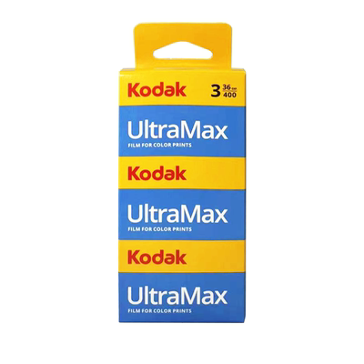 柯达全能400胶卷一盒3卷装36张Kodak正品135彩色负片 C41冲洗工艺