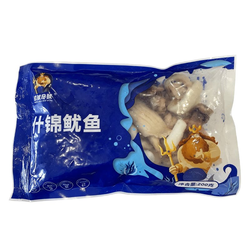 应鱿尽鱿深海新鲜冷冻鱿鱼组合