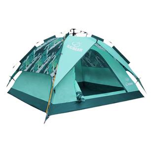 SCALER思凯乐户外帐篷自动速弹3-4人露营防雨防失温加厚轻便帐蓬