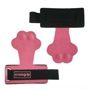 crossgrip伽满猫爪护掌牛皮助力带女生硬拉手套护掌单杠引体向上