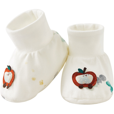 微狮牧尼婴儿脚套夏季宝宝袜套新生儿护脚软底鞋套防着凉抑菌防螨