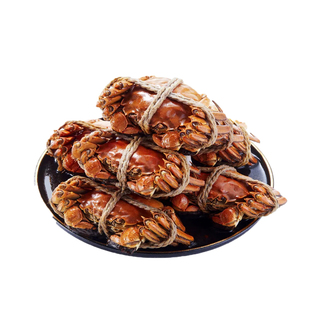 【年货节】花雕熟醉蟹大闸蟹鲜活熟食即食腌制肥美大螃蟹零食