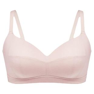 HSIA遐无痕内衣女长绒棉透气防凸点全罩杯胸罩大胸显小无钢圈文胸