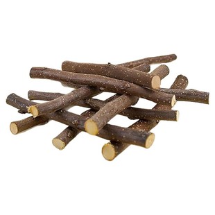 兔子磨牙棒神器专用苹果树枝龙猫豚荷兰猪健齿纤维咬木枝仓鼠零食