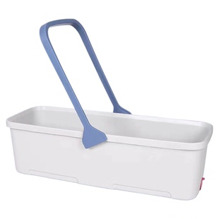 60厘米拖把桶长方形家用涮洗拖布桶带轮可排水加大加厚大号墩布桶