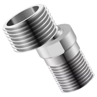 淋浴花洒万向曲角接头修正器专用混水阀龙头偏心拐脚调节器移位器