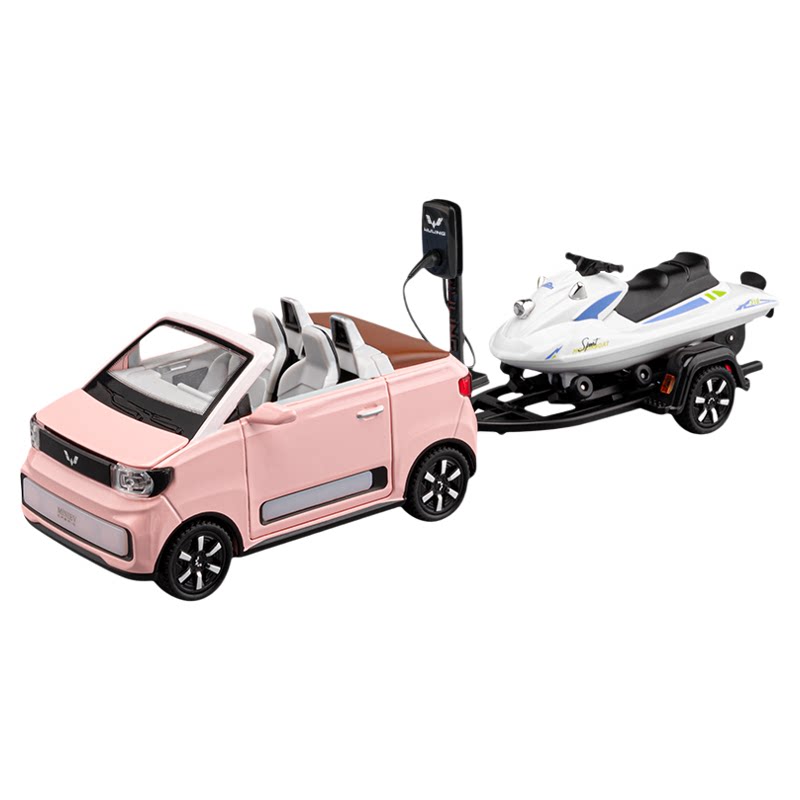 合金五菱宏光mini汽车模型玩具车