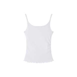 KeepSolo 纱质波浪吊带背心(轻盈薄纱)26SS020