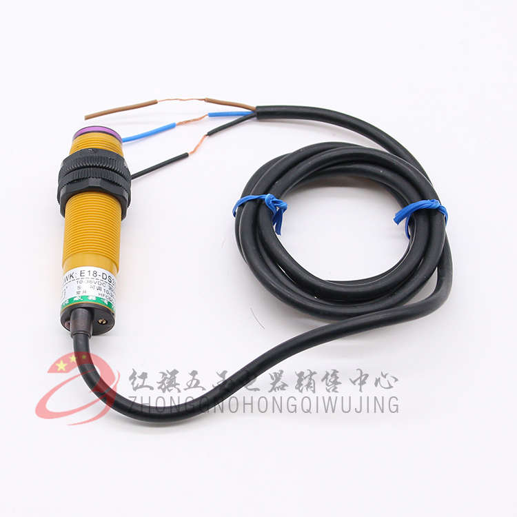 杭发远距离传感器JWK:E18-DS30C4 NPN 常开10-36V DS30PA接近开关