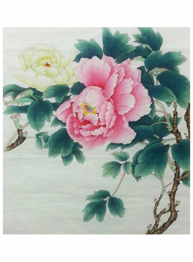 熟宣纸手绘儿童线描包邮工笔花鸟