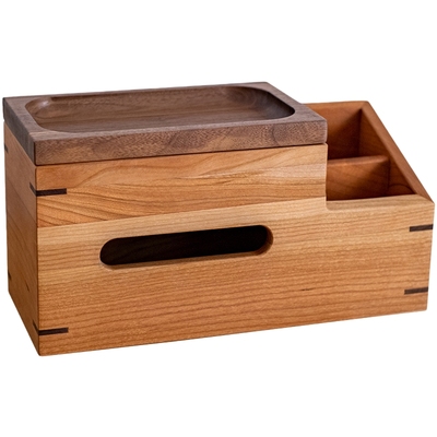 掬涵化妆品多功能杂物盘纸巾盒