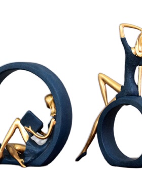 文艺看书女孩树脂摆件欧式客厅