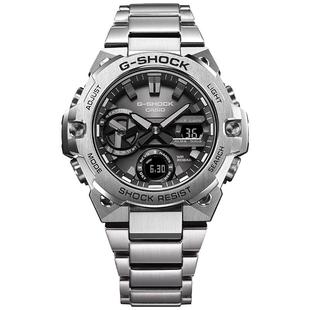 【礼物】卡西欧旗舰店GST-B400太阳能运动蓝牙金属手表男 G-SHOCK