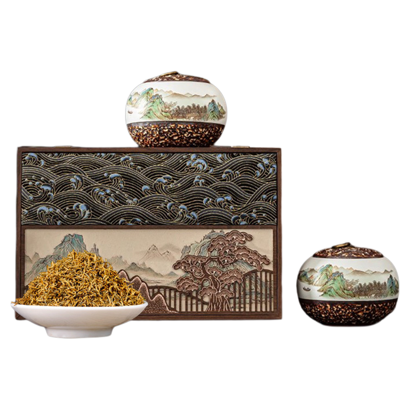 精选特级金骏眉红茶黄芽礼盒装