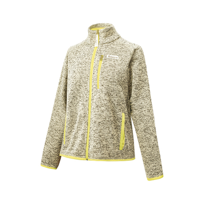 安欧兔【花纱】立领抓绒衣外套