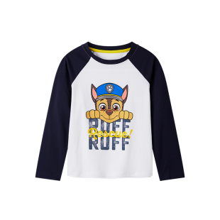 汪汪队男童长袖t恤春装2026新款纯棉儿童上衣春季宝宝男孩打底衫