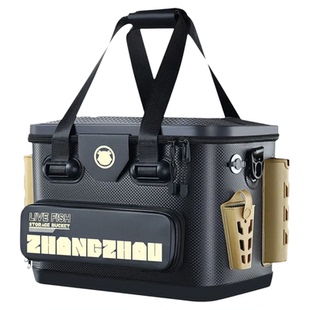新款加厚路亚多功能钓鱼桶可坐硬壳钓箱海钓工具渔具渔具收纳箱