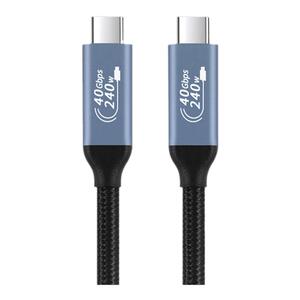 全功能usb4双头typec充电线8K显示器线pd240W快充线移动硬盘数据线高清音视频传输笔记本电脑转手机高效传输