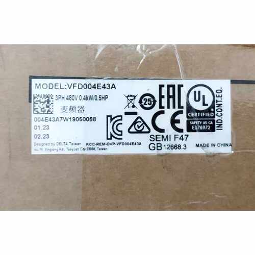 议价VFD004E43A全新原装正品台达变频器现货