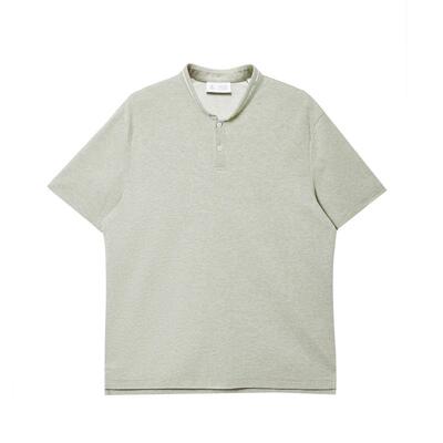 绫致【SORONA】杰克琼斯男装夏季POLO日常通勤风字母亨利领