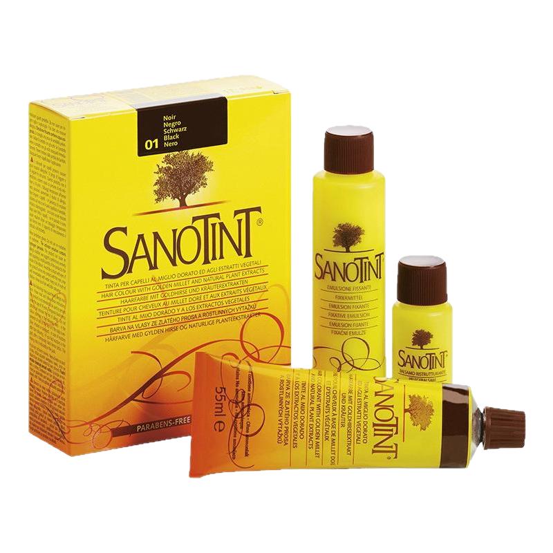 意大利Sanotint染发剂圣丝婷纯植物染发膏非圣诗婷天然无刺激正品