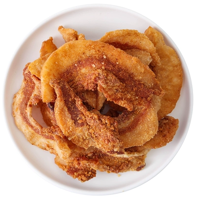 岛城鹏程香酥猪油渣油炸青岛特产