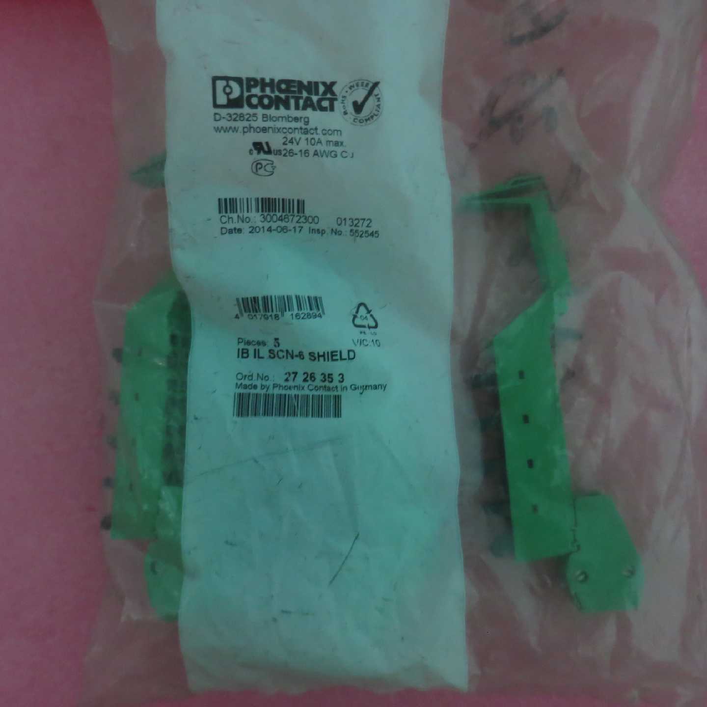 议价全新原装正品菲尼克斯 2726353 IB IL SCN-6 SHIELD  现货