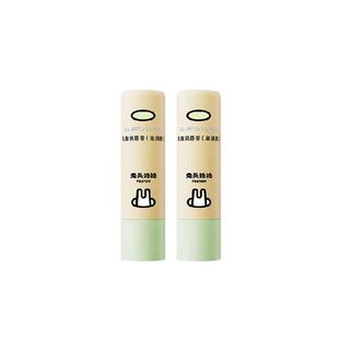 兔头妈妈润唇膏保湿无色防干裂双支装
