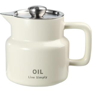 高颜值猪油罐厨房家用陶瓷罐耐高温食品级不锈钢带盖带把手大容量