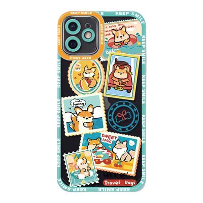 可爱猫狗苹果手机壳透明