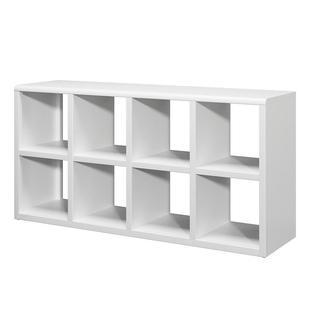 三梦钢制格子柜儿童八格柜书架置物架幼儿园书柜客厅自由组合柜子