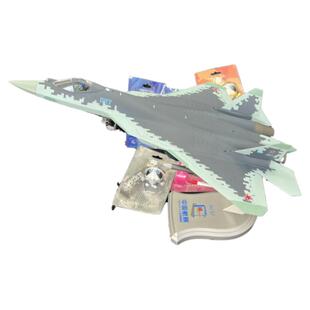 1:48 珠海航展俄罗斯苏57战斗机合金飞机模型收藏送礼纪念品摆件