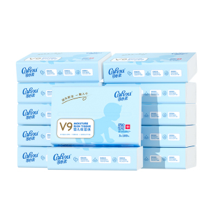 可心柔婴儿保湿柔纸巾干湿两用抽纸新生儿专用100抽24包