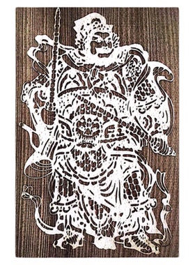 门神系列拓印木刻版画印刷工具