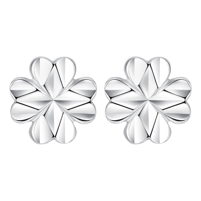 PT950铂金耳环18K白金耳钉钻石百搭珠宝镀金耳坠耳钉女生日礼物潮