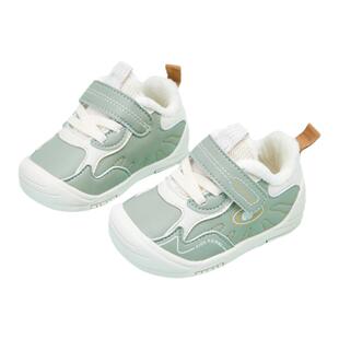 开心娃小童鞋宝宝学步鞋男童冬季加绒软底鞋子婴儿鞋子女童步前鞋