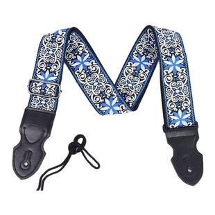 赵雷同款背带吉他专用电吉他贝斯男女生通用加宽加厚刺绣带子肩带