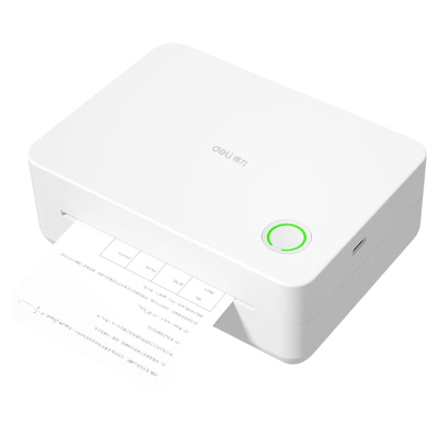 得力错题打印机小学初中高中生专用错题本免抄神器迷你便携式可粘贴收集订正纠错题家用拍照扫描打印喵喵机