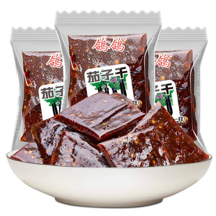 鸽鸽茄子干南瓜干江西鹰潭特产酱干嚼劲十足特色休闲零食辣味小吃