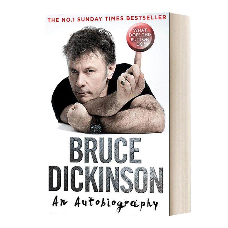 英文原版 What Does This Button Do 铁娘子乐队主唱布鲁斯·迪金森自传 平装 英文版 Bruce Dickinson 进口英语原版书籍