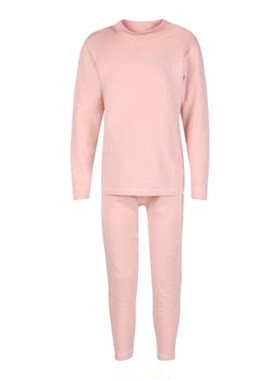 都市丽人正品冬季新JWT9A1男女童秋衣秋裤德绒加厚保暖中低领套装