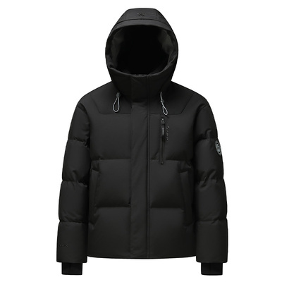 王一博同款鸭鸭短款工装羽绒服