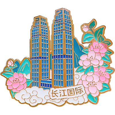 重庆景点纪念品金属磁吸冰箱贴